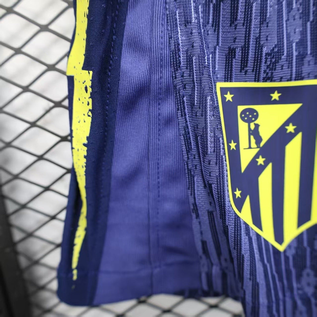 Atletico Madrid 2025/26 Away Purple Soccer Shorts – Player Edition