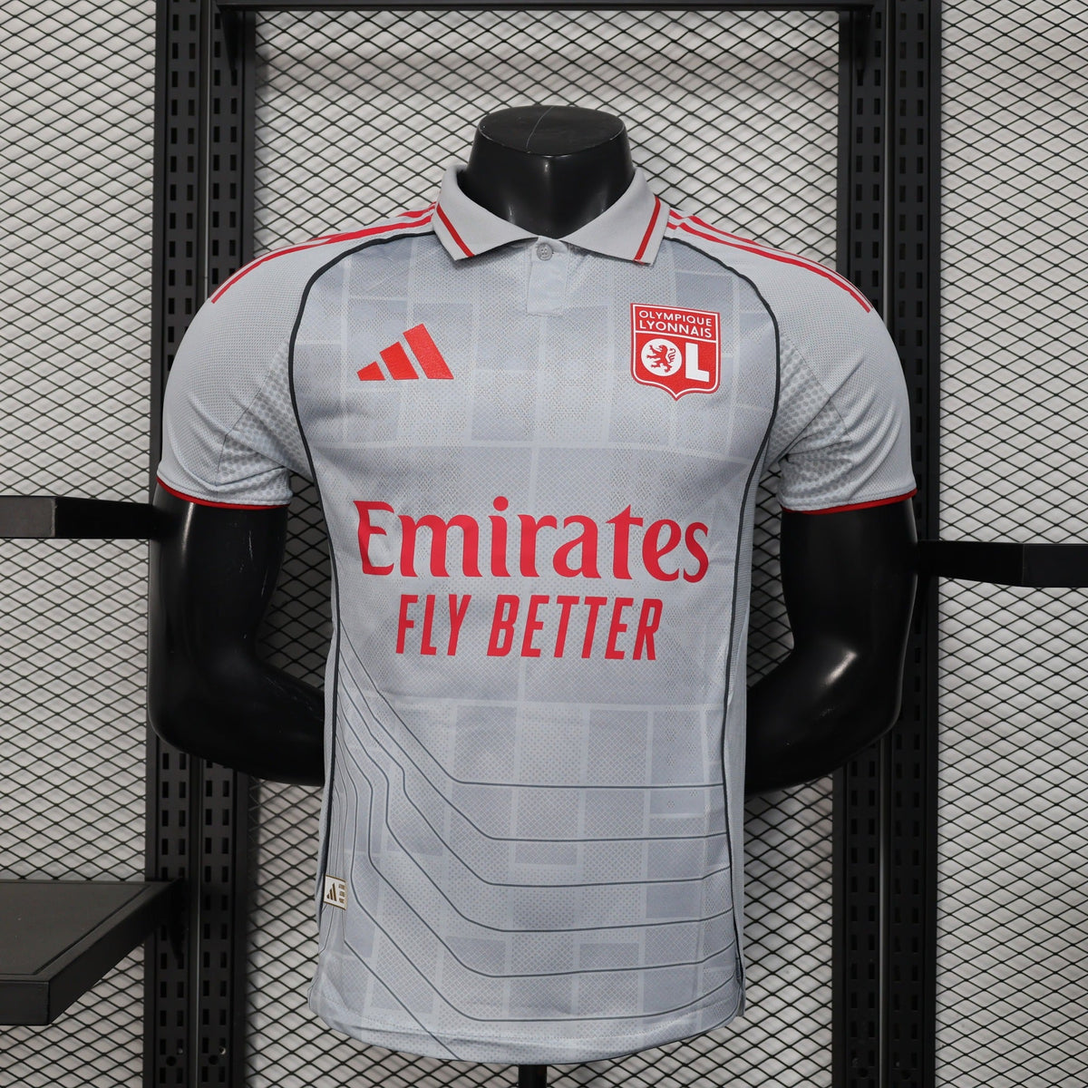 Olympique Lyon 2025/26 Away (Third Kit) Soccer Jersey – Player Edition