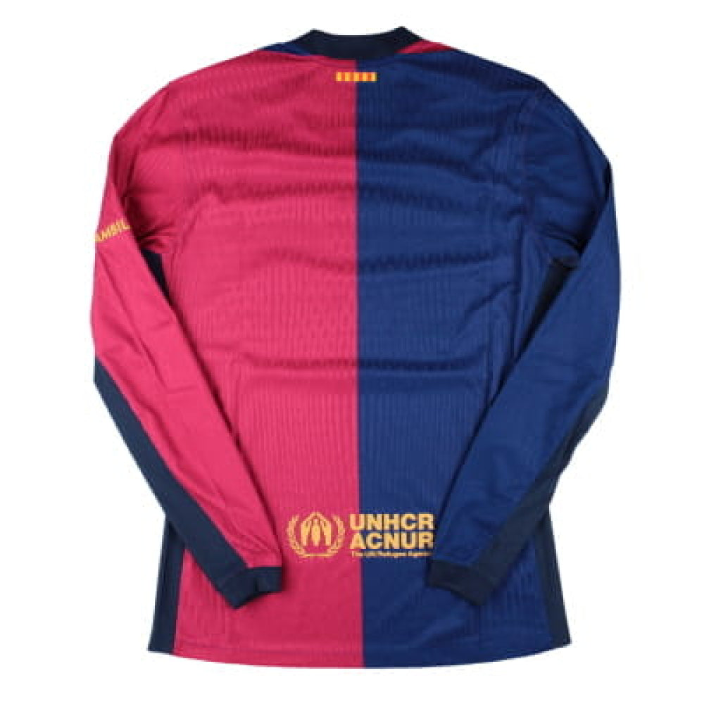 2024-2025 Barcelona Vapor Home Long Sleeve Shirt