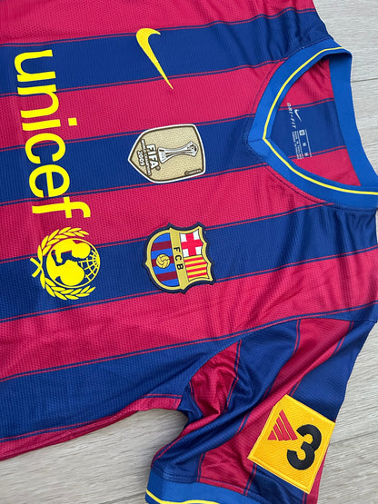 Barcelona Messi #10 2009/10 Home Soccer Jersey Men Size