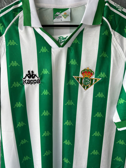 Real Betis Joaquin #27 Retro Soccer Jersey Home Green 95/97 Men size Shirt