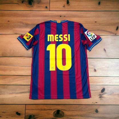Barcelona Messi #10 2009/10 Home Soccer Jersey Men Size