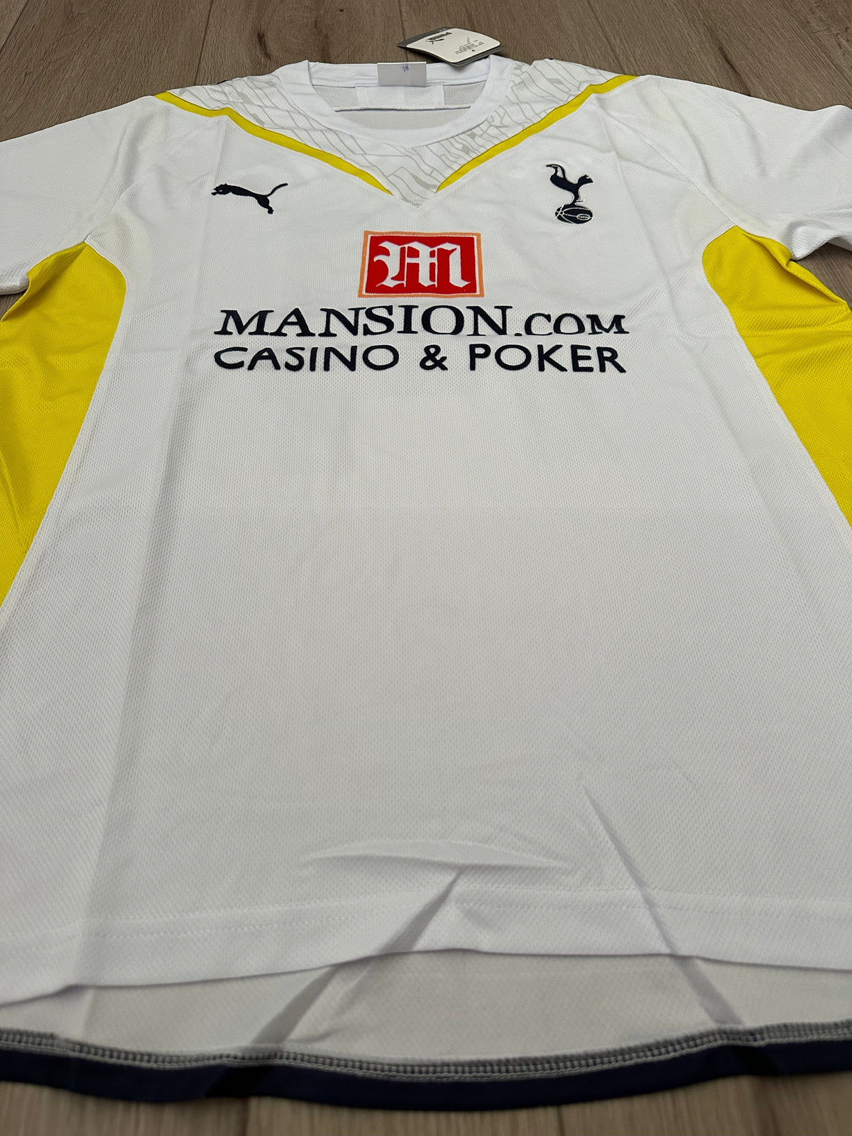 Tottenham Luka Modric #14 2009/10 Home White Retro Soccer Jersey Men