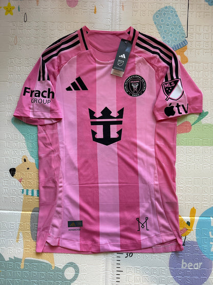 Inter Miami Messi #10 2025 Home Pink Soccer Jersey Men