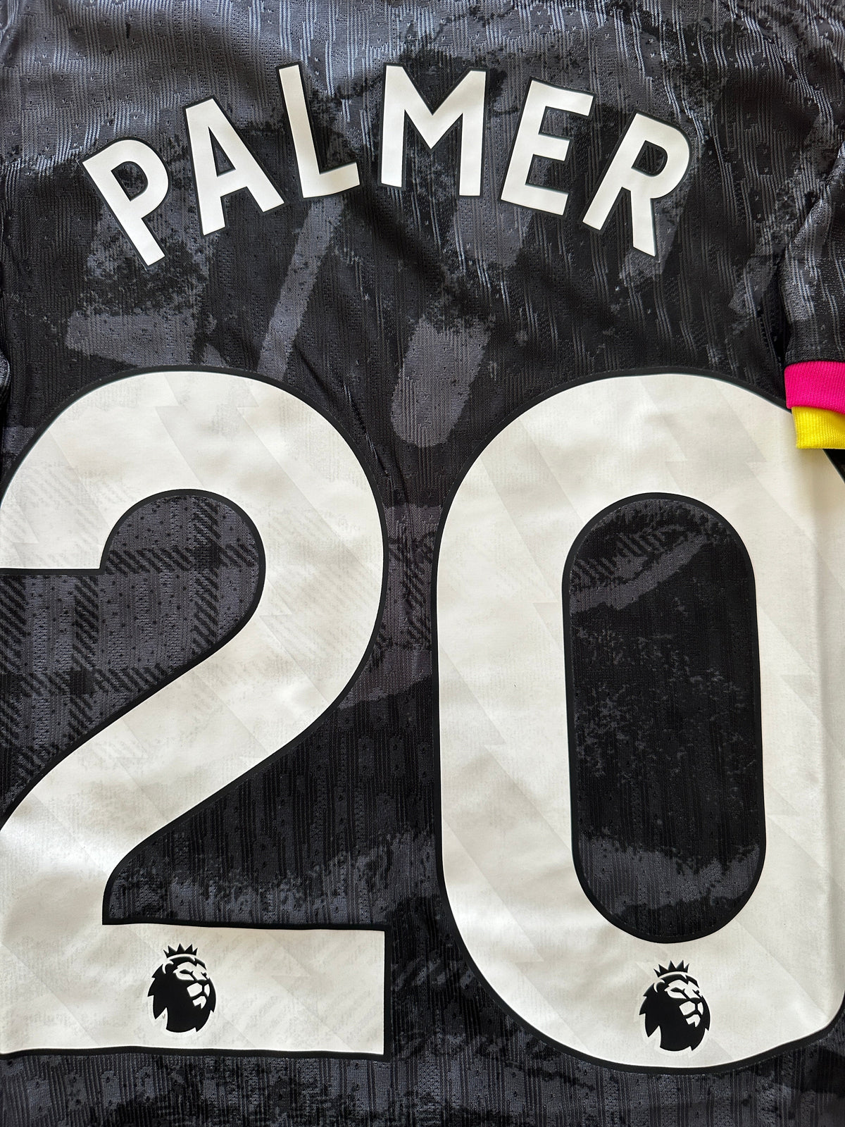Chelsea Cole Palmer 2024/25 Soccer Jersey Black Men size Player Version
