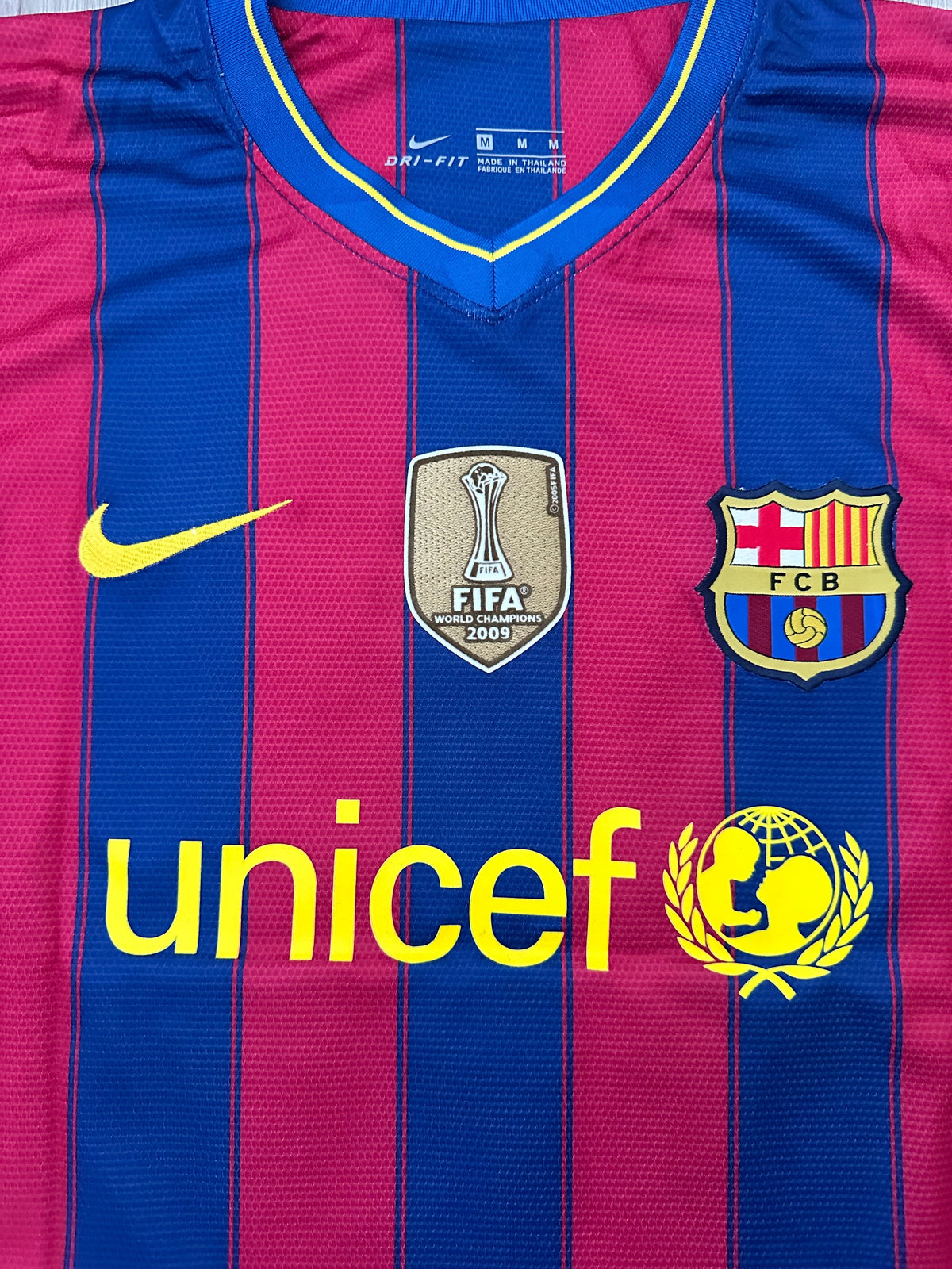 Barcelona Messi #10 2009/10 Home Soccer Jersey Men Size