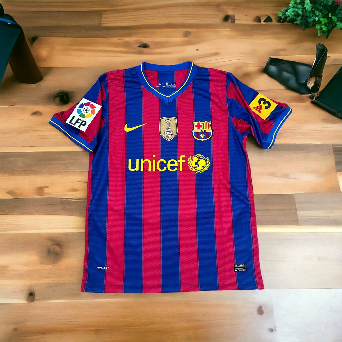 Barcelona Messi #10 2009/10 Home Soccer Jersey Men Size