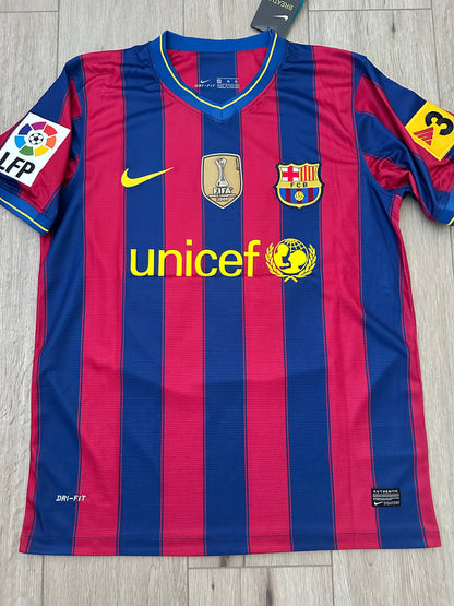 Barcelona Messi #10 2009/10 Home Soccer Jersey Men Size
