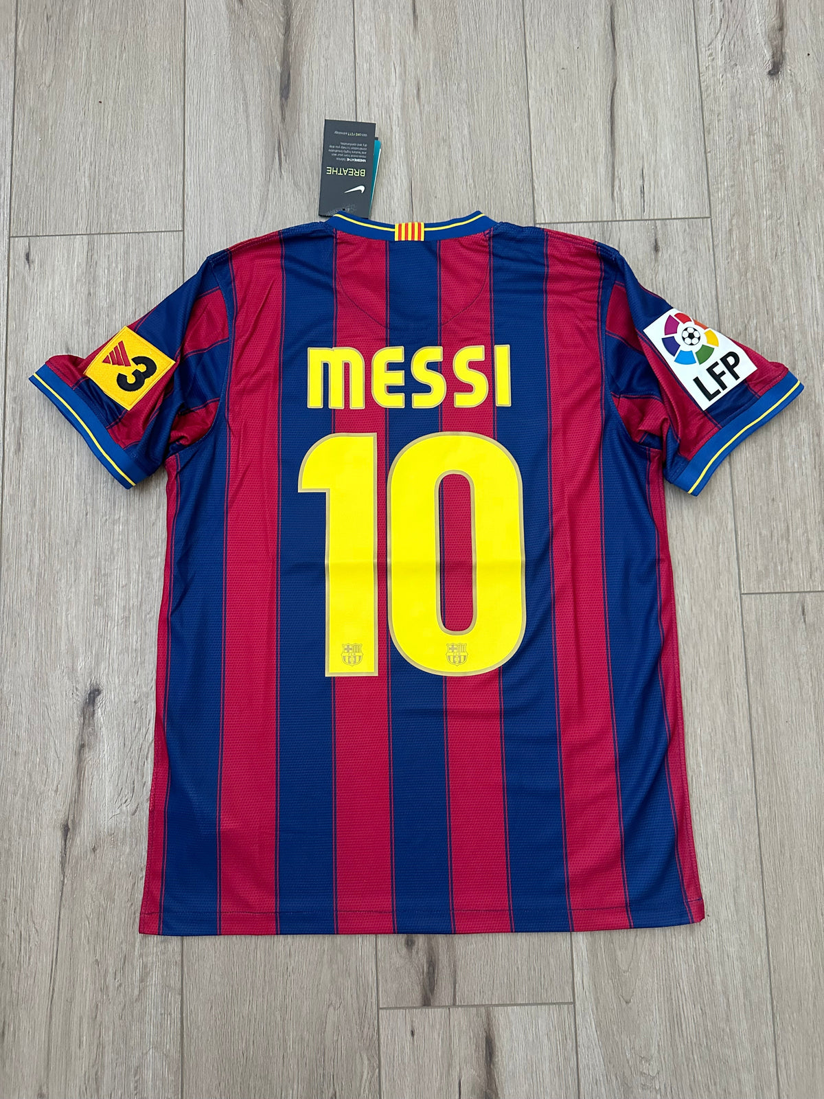 Barcelona Messi #10 2009/10 Home Soccer Jersey Men Size