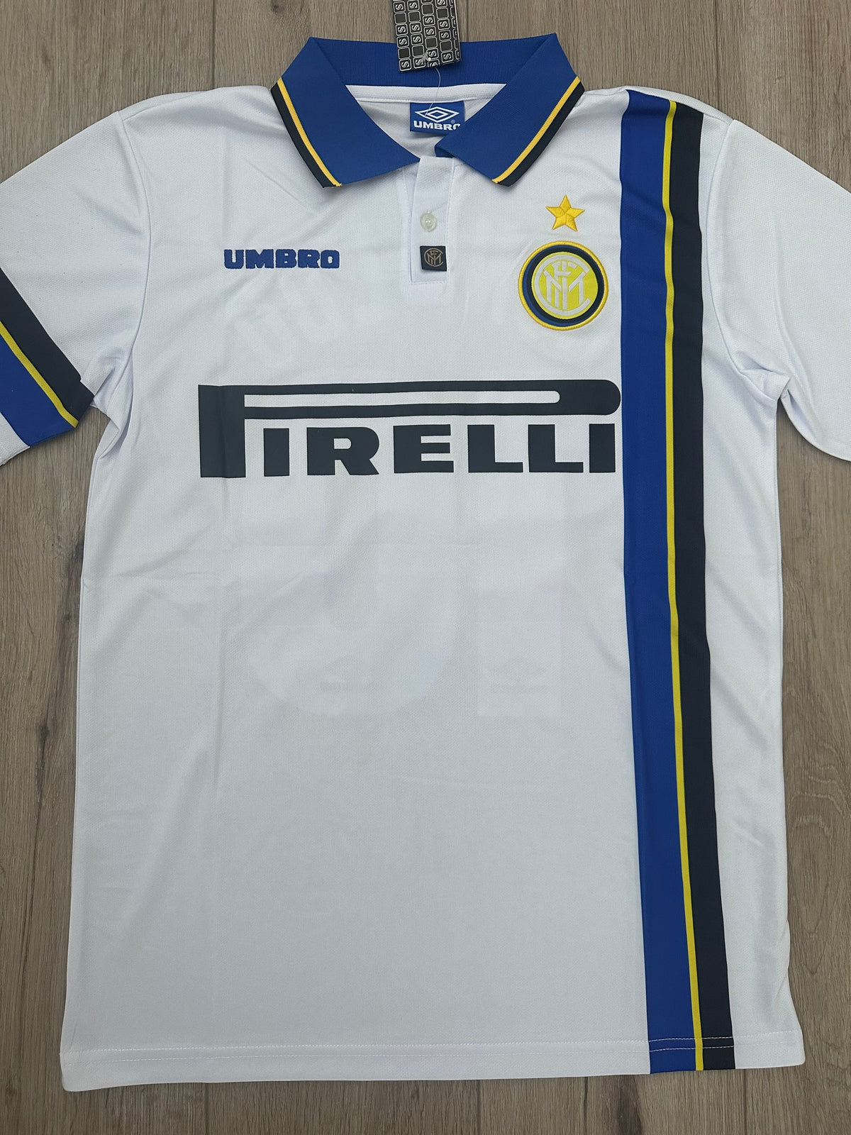 Inter Milan Ronaldo Nazario #10 1998 Away White Retro Soccer Jersey Men Size
