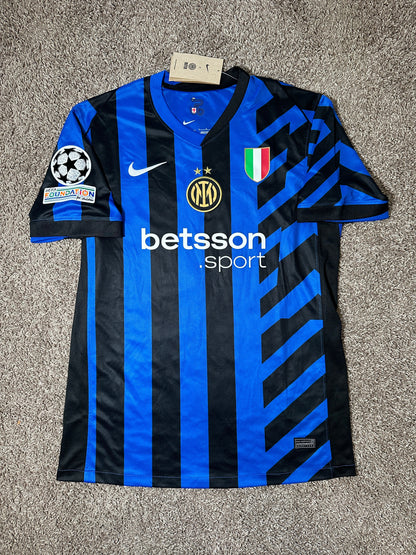 Inter Milan Lautaro Martinez #10 2024/25 Home Blue Soccer Jersey Men