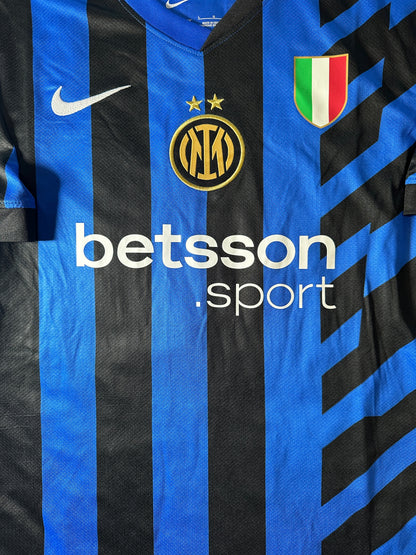 Inter Milan Lautaro Martinez #10 2024/25 Home Blue Soccer Jersey Men