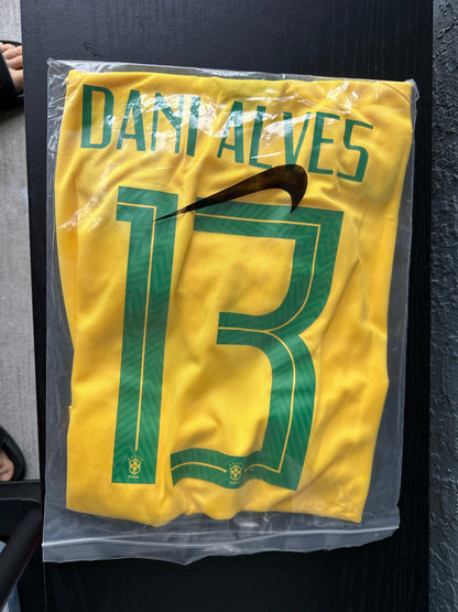 Brazil Dani Alves Jersey 2019 Final American Cup