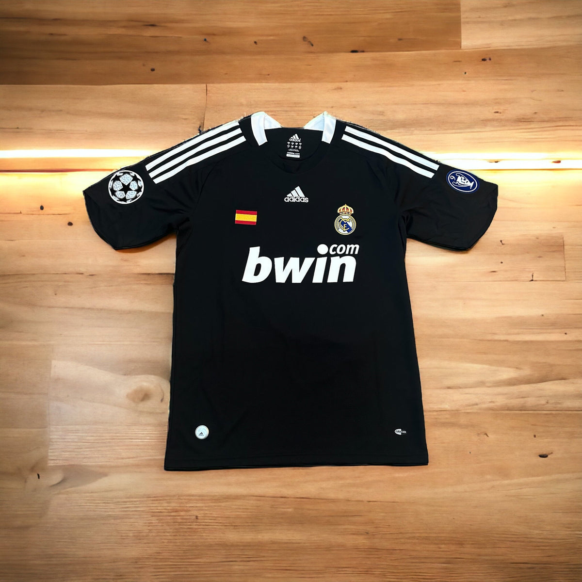 Real Madrid 2010 Away Retro Soccer Jersey – Cristiano Ronaldo #9 – Black – Men’s