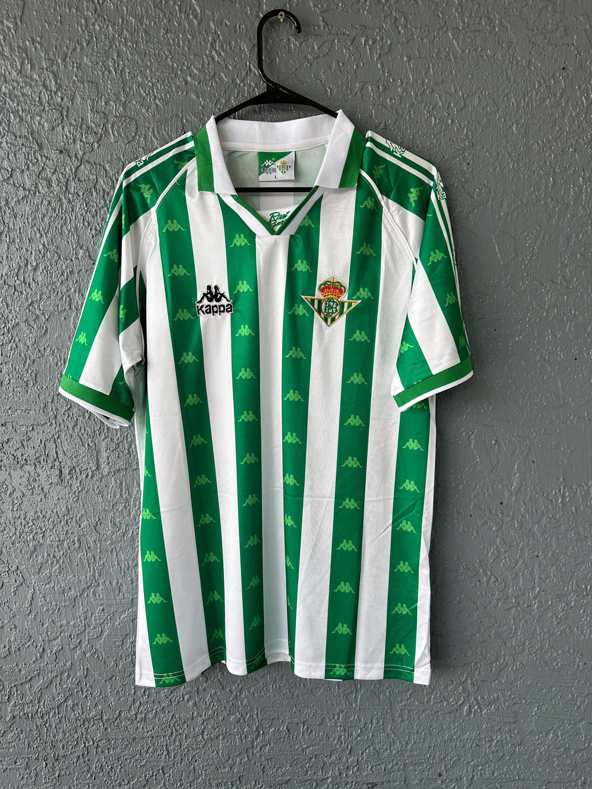 Real Betis Joaquin #27 Retro Soccer Jersey Home Green 95/97 Men size Shirt