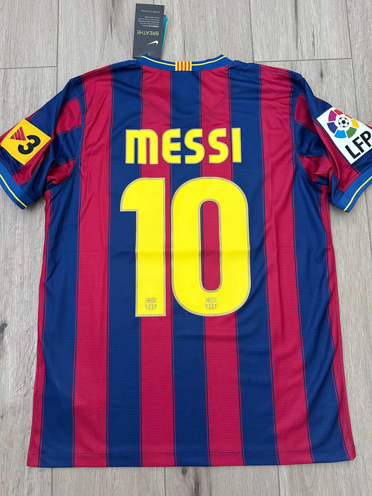 Barcelona Messi #10 2009/10 Home Soccer Jersey Men Size