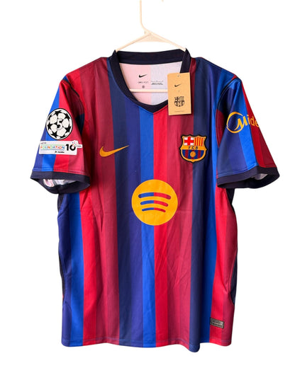 Barcelona Lamine Yamal #10 2026/27 Home Red Blue Soccer Jersey Men
