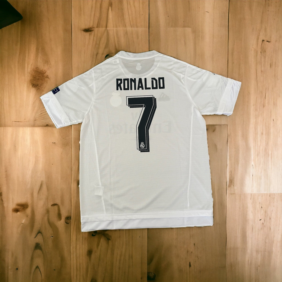 Real Madrid Cristiano Ronaldo #7 Soccer Jersey 2016 Home White Men