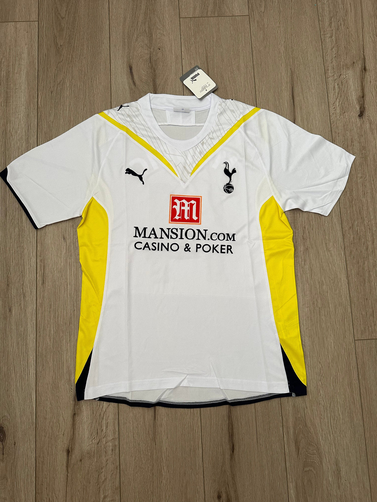 Tottenham Luka Modric #14 2009/10 Home White Retro Soccer Jersey Men