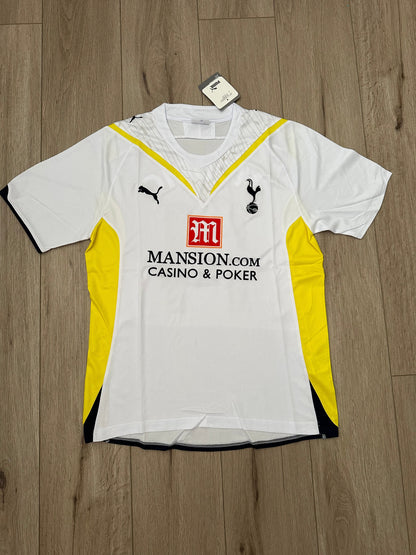 Tottenham Luka Modric #14 2009/10 Home White Retro Soccer Jersey Men