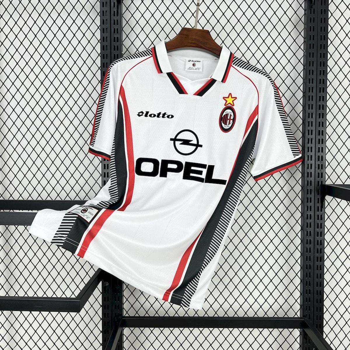AC Milan 1997/98 Away Retro Soccer Jersey