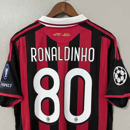 AC Milan 2009/10 Home Retro Soccer Jersey