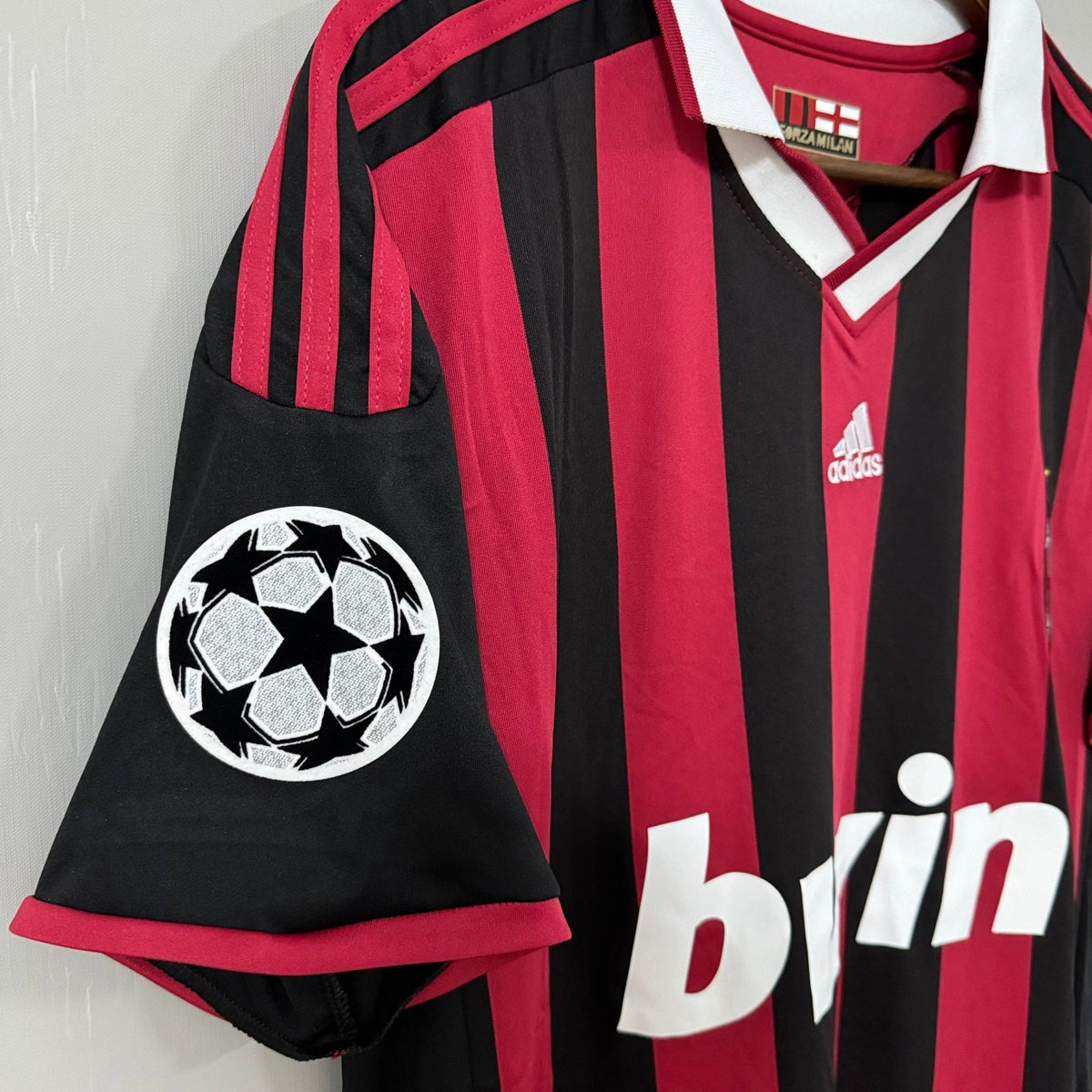 AC Milan 2009/10 Home Retro Soccer Jersey
