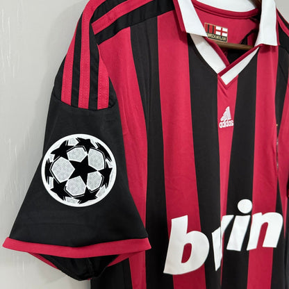 AC Milan 2009/10 Home Retro Soccer Jersey