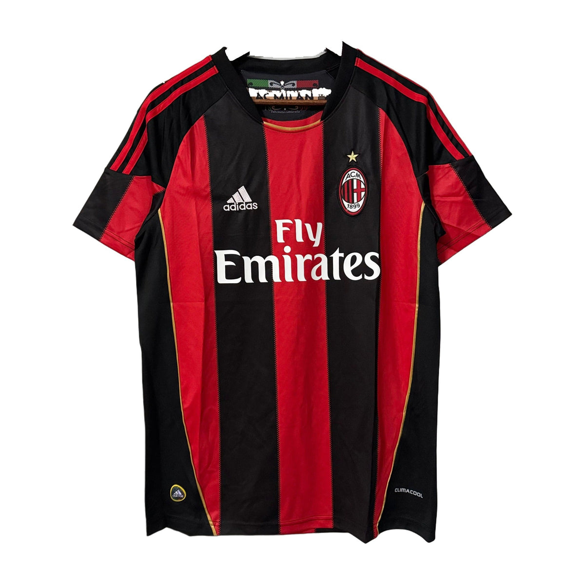 AC Milan 2010/11 Home Retro Soccer Jersey