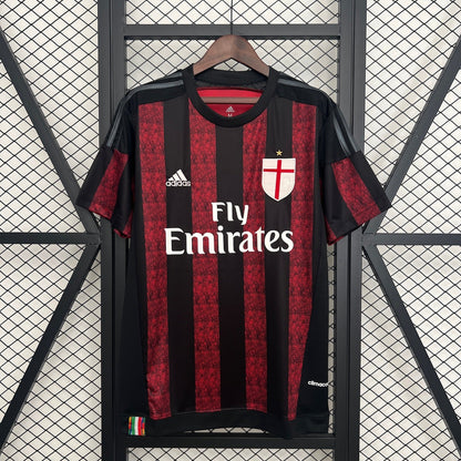 AC Milan 2015/16 Home Retro Soccer Jersey