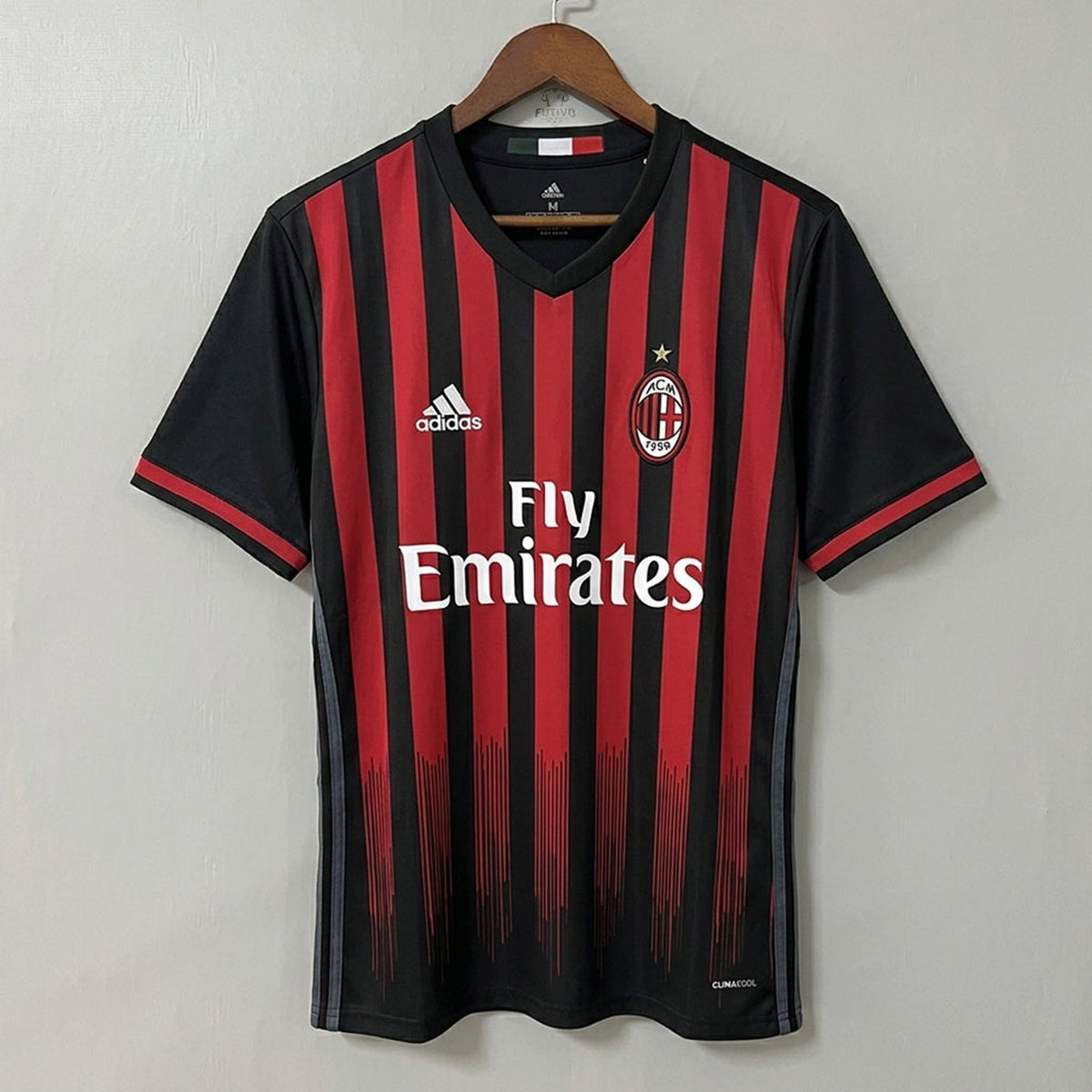 AC Milan 2016/17 Home Retro Soccer Jersey