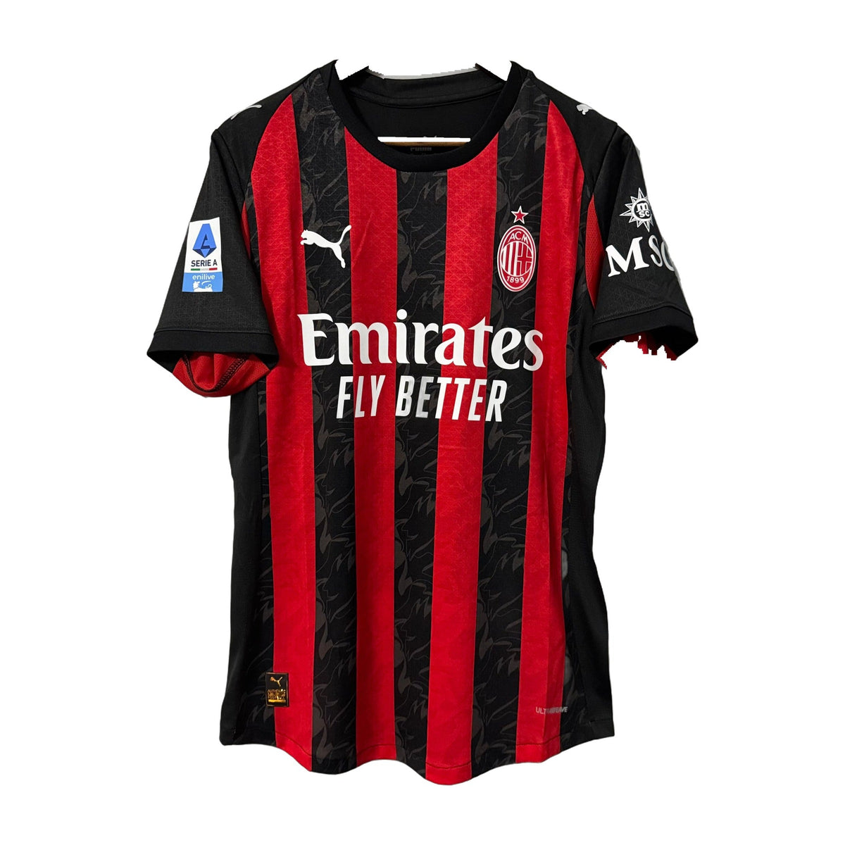 AC Milan 2025/26 Home Soccer Jersey – Player Edition