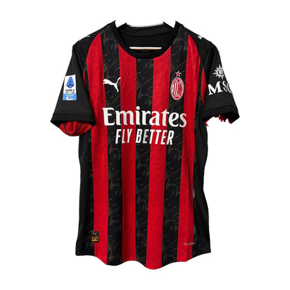 AC Milan 2025/26 Home Soccer Jersey – Player Edition