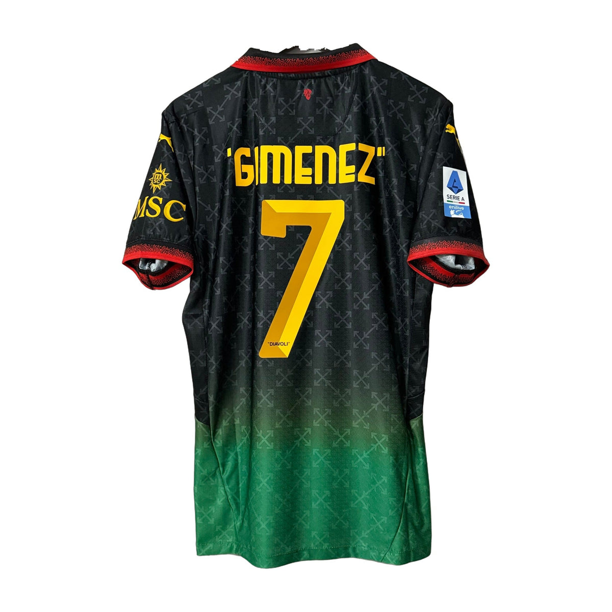 AC Milan 2025 x Off-White Soccer Jersey – Player Edition