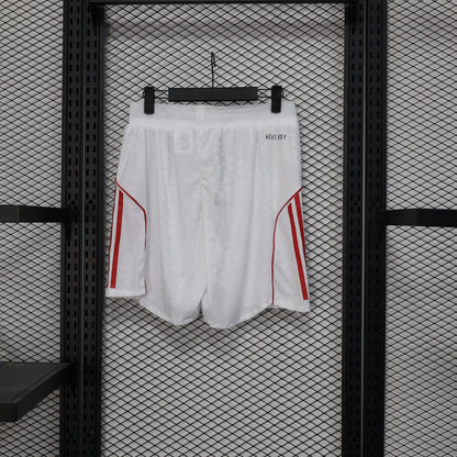 Ajax Amsterdam 2025/26 White Soccer Shorts – Player Edition