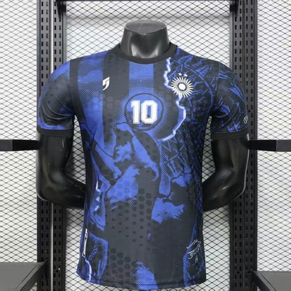 Argentina #10 Maradona Tribute Away Soccer Jersey – Player Edition