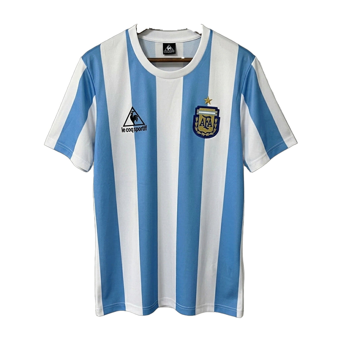 Argentina 1986 World Cup Home Retro Soccer Jersey