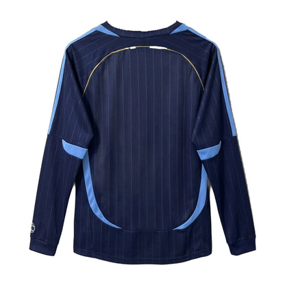 Argentina 2006 World Cup Away Long-Sleeve Retro Soccer Jersey