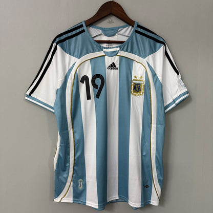 Argentina 2006 World Cup Home Retro Soccer Jersey