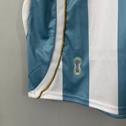 Argentina 2006 World Cup Home Retro Soccer Jersey