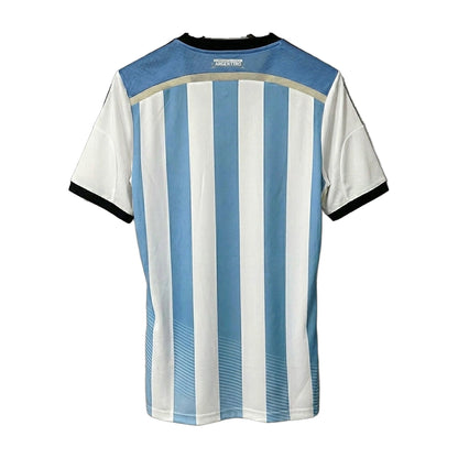 Argentina 2014 World Cup Home Retro Soccer Jersey – Player Edition