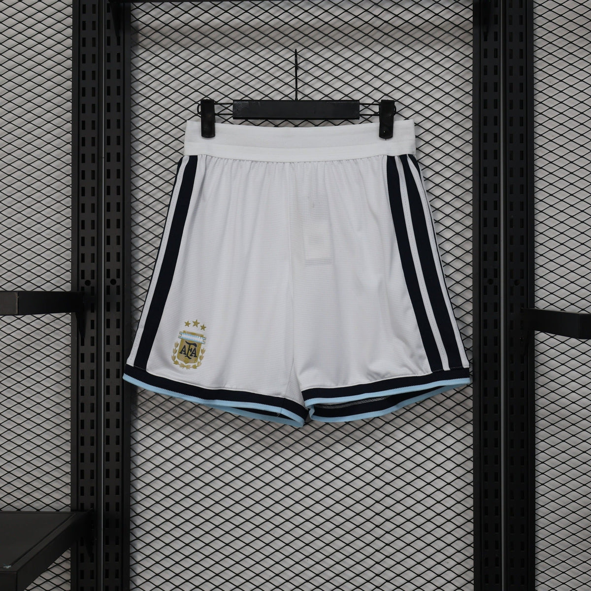 Argentina 2026/27 Home White Soccer Shorts – Player Edition