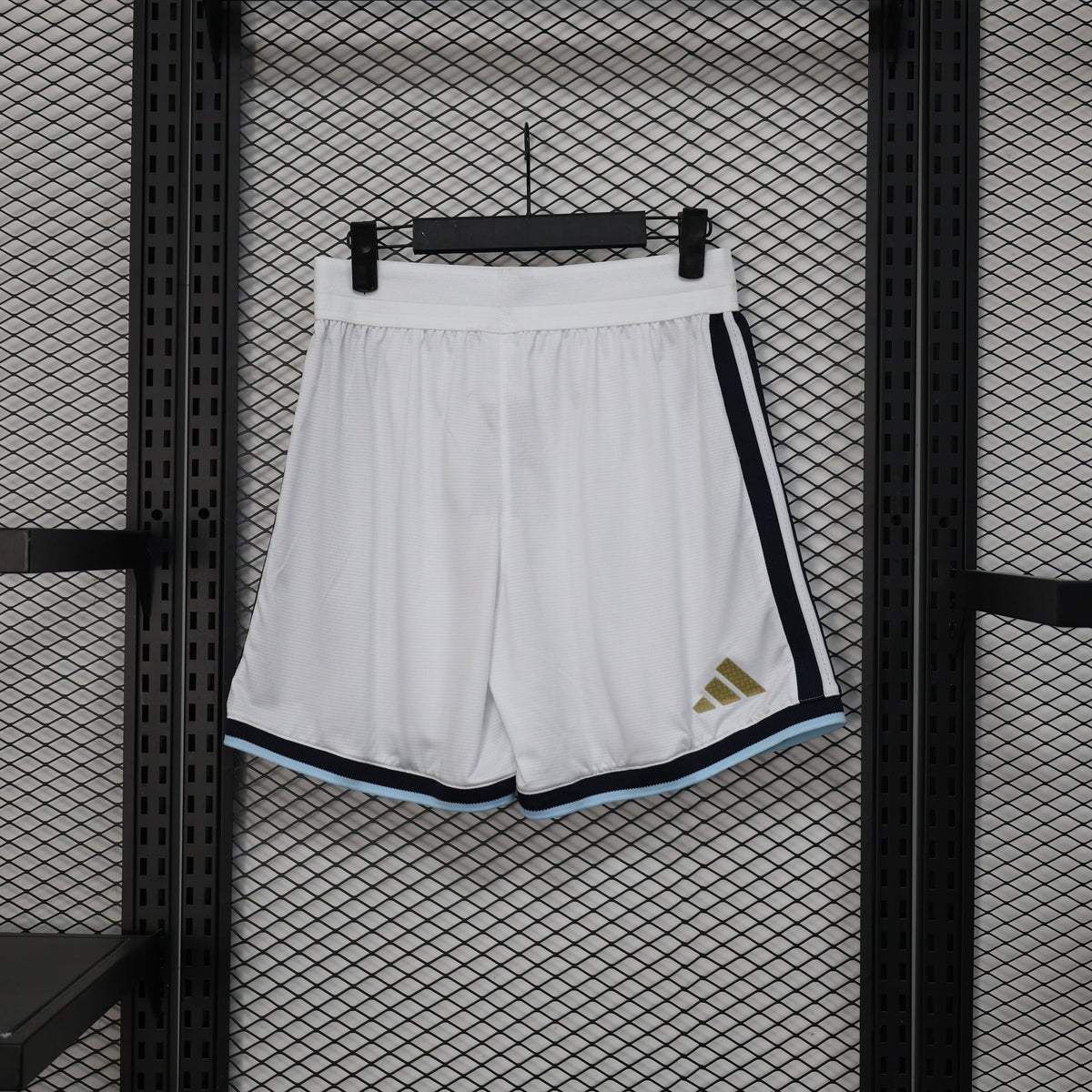Argentina 2026/27 Home White Soccer Shorts – Player Edition