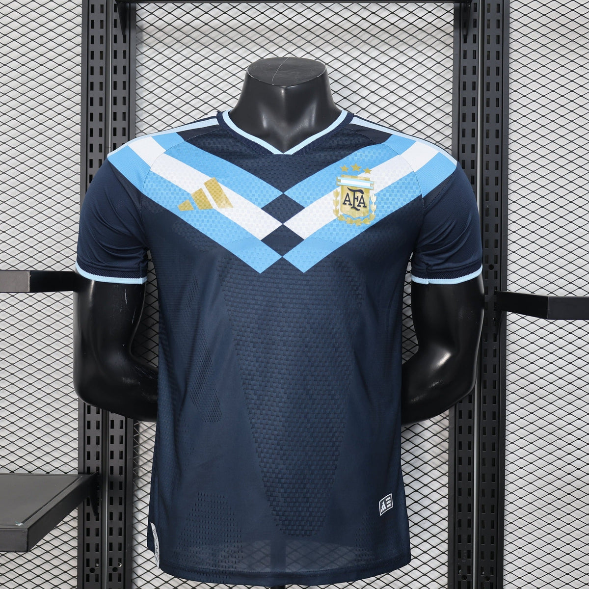 Argentina 2026/27 Special Edition Dark Blue Soccer Jersey – Player Edition