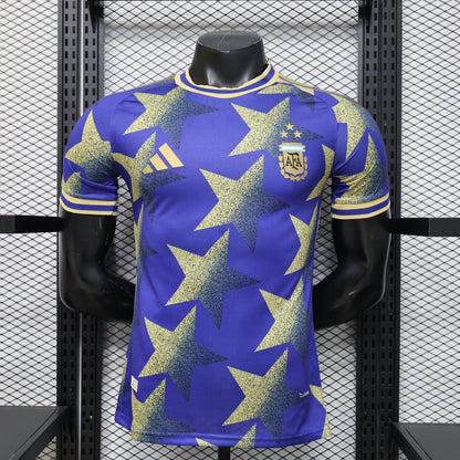 Argentina 2026 Special Edition Dark Blue Soccer Jersey – Player Edition