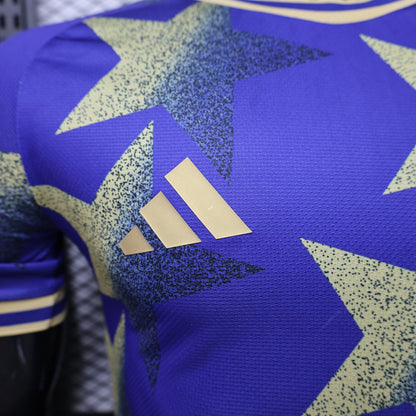 Argentina 2026 Special Edition Dark Blue Soccer Jersey – Player Edition