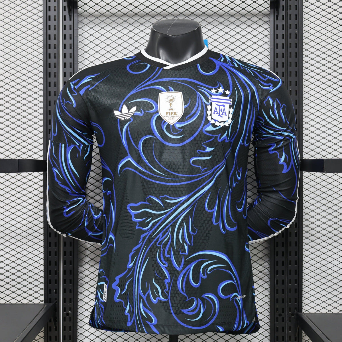 Argentina 2026 World Cup Away Long-Sleeve Soccer Jersey – Player Edition