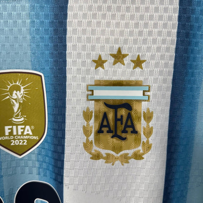 Argentina 2026 World Cup Home Long-Sleeve Soccer Jersey – Player Edition