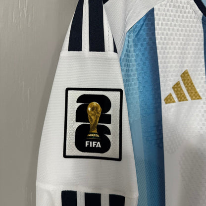 Argentina 2026 World Cup Home Long-Sleeve Soccer Jersey – Player Edition