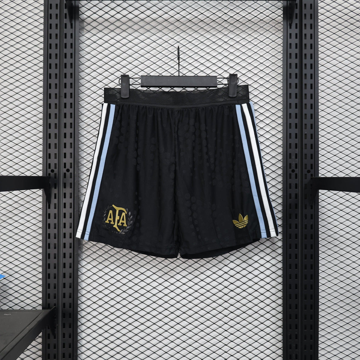 Argentina 50th Anniversary 2024/25 Black Soccer Shorts – Player Edition